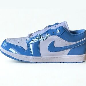 Size 12 - Nike Air Jordan 1 Low SE White Legend Blue FZ2138-114 Men's BRAND NEW